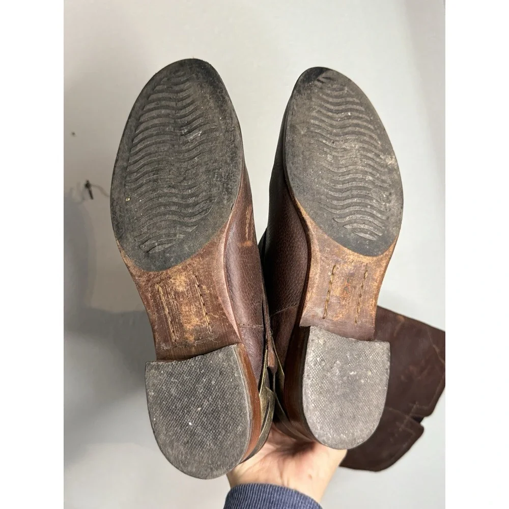 UGG Australia Channing 3184 Brown Tall Leather Riding Boots‎ Size 9 US